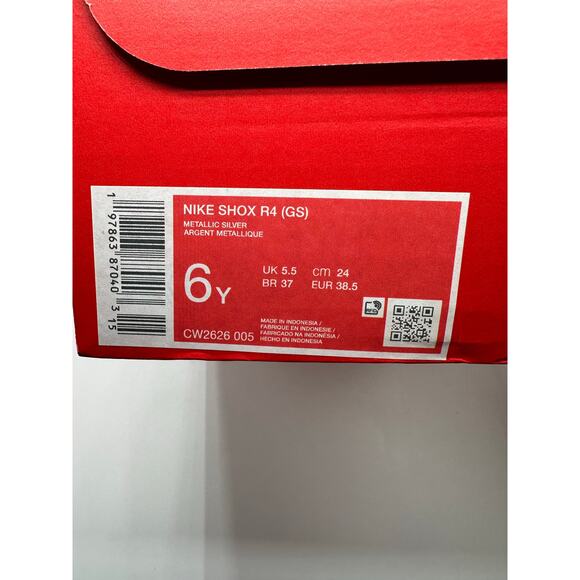 Nike Shox R4 GS “OG” 2025 size 6y/7.5 women’s - Picture 6 of 7